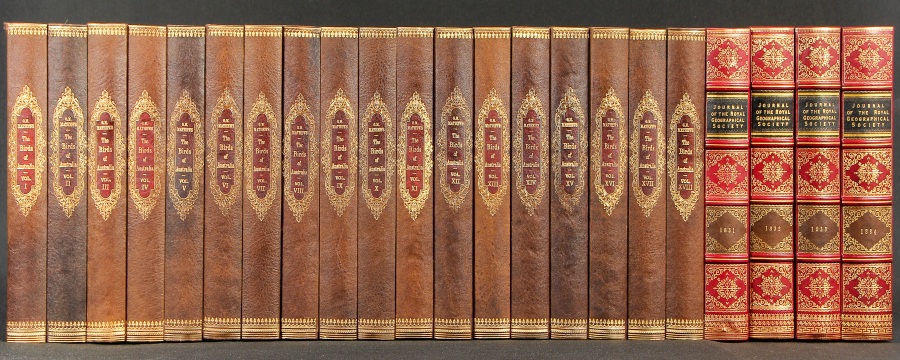 Buchrücken Leder Dekor-Paneele Buch Optik