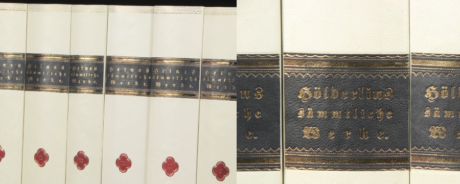 Buchrücken Leder Dekor-Paneele Buch Optik